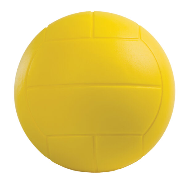 Coated Hi Density Foam Volleyball, Yellow, Pack of 2