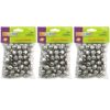 Jingle Bells, Silver, 5-8", 72 Per Pack, 3 Packs