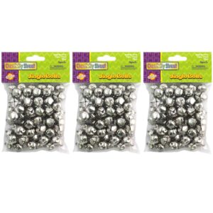 Jingle Bells, Silver, 5-8", 72 Per Pack, 3 Packs