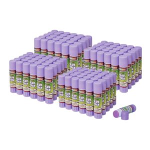 Glue Sticks, Purple, 0.28 oz., 30 Per Pack, 4 Packs