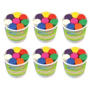 Modeling Dough, 8 Assorted Colors, 4 oz. Per Piece, 8 Pieces Per Pack, 3 Packs