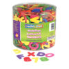 WonderFoam Craft Tub, Letters and Numbers, Assorted Sizes, 1-2 lb.