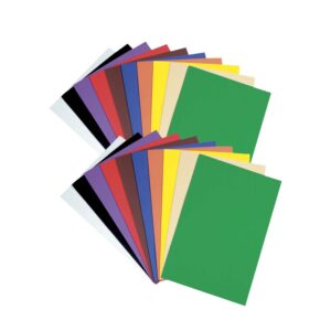 WonderFoam Sheets, 12" x 18", Assorted Colors, 10 Sheets Per Pack, 2 Packs