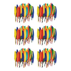 Duck Quills, Assorted Colors, 3" to 5", 14 grams Per Pack, 6 Packs