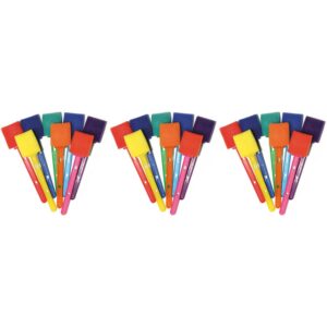 Watercolor Wands with Paint, 8 Assorted Colors, 1-3-8" x 5-1-2", 8 Per Pack, 3 Packs