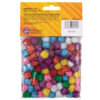 Glitter Pom Pons, Assorted Colors, 1-2", 80 Per Pack, 6 Packs