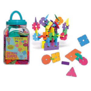 Mini Design Shapes, Assorted Colors & Sizes, 104 Pieces