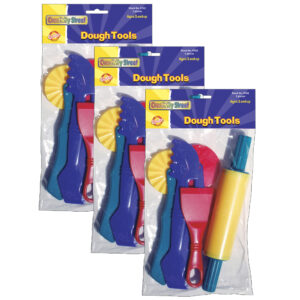 Dough Tools, 5 Assorted Patterns, 5" to 8", 5 Per Set, 3 Sets