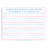 Handwriting Whiteboard, 2-Sided, Ruled-Plain, 1" x 1-2" x 1-2" Ruled, 9" x 12", 10 Boards