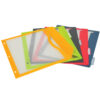 Super Heavyweight Poly Binder Pockets with Write-On Index Tabs, Assorted Colors, 8-1-2 x 11, 5 Per Set, 6 Sets