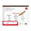 Letters & Learn Handwriting Tablet, 40 Sheets, 11" x 8-1-2", Pack of 6