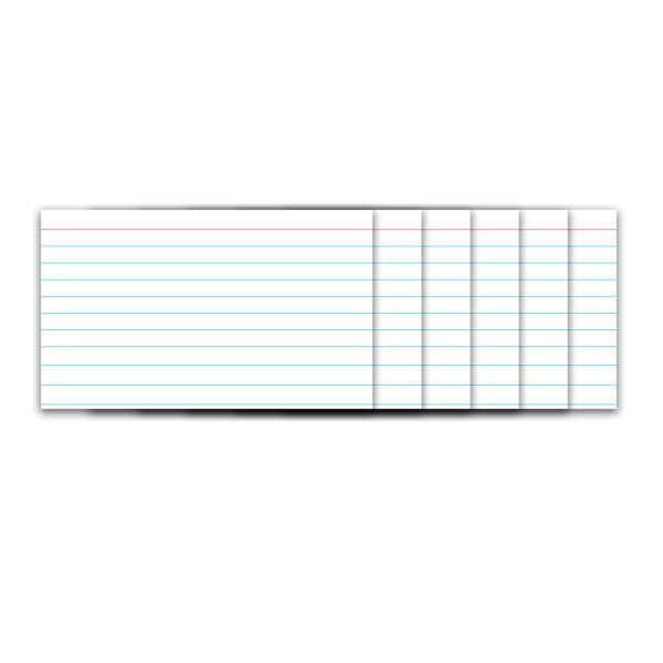 Index Cards, 3" x 5", White, 100 Per Pack, 12 Packs