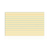 Index Cards, 3" x 5", Assorted Colors, Ruled, 100 Per Pack, 10 Packs