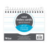 Spiral Bound Index Card Notebook, 4" x 6", Ruled, Pack of 10