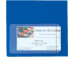 Self-Adhesive Business Card Holder, Side Load, 2" x 3-1-2", 10 Per Pack, 5 Packs