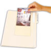 Peel & Stick Photo Holders, Clear, 4" x 6", 10 Per Pack, 5 Packs