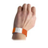 DuPont Tyvek Security Wristbands, Orange, 100 Per Pack, 2 Packs