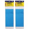 DuPont Tyvek Security Wristbands, Blue, 100 Per Pack, 2 Packs