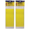 DuPont Tyvek Security Wristbands, Yellow, 100 Per Pack, 2 Packs