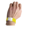 DuPont Tyvek Security Wristbands, Yellow, 100 Per Pack, 2 Packs