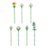 BK04 Sunflower Bouquet Flordal Collection Building Block Set, 975 Pieces