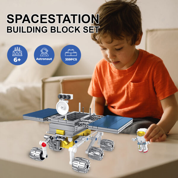 BK06 Aerospace Series Mars Rover Building Block Set, 359 Pieces