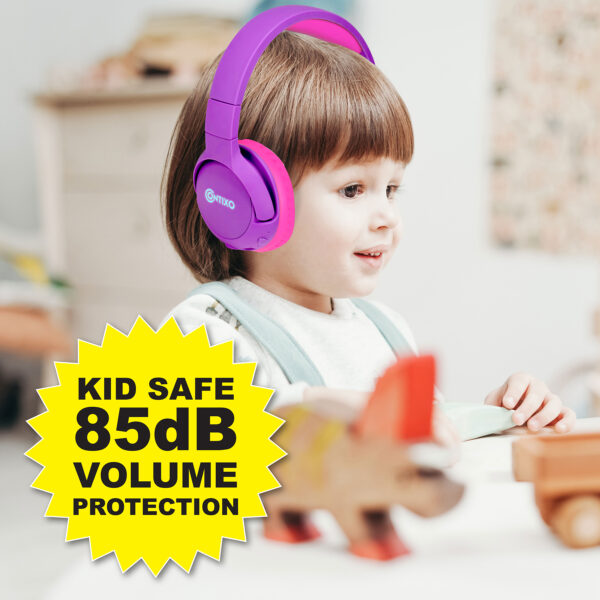 KB5 Kids Wireless Bluetooth Headphones, Purple