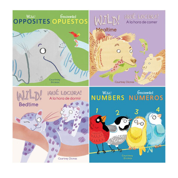 Wild Concepts! Bilingual Spanish-English Board Book Set 8-Book Set