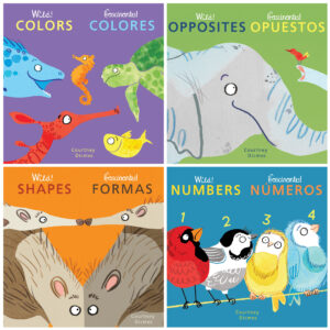 Wild! Concepts Bilingual Board Books, Set of 4