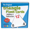 The Original Triangle Flash Cards - Addition & Subtraction - 20 Per Set - 3 Sets