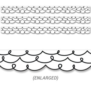 Core Decor Loop-De-Loop Border EZ Border, 48 Feet Per Pack, 3 Packs