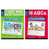 Cut & Paste Letters & Sight Word Sentences, 2-Book Set