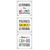 Positive Mindset 10" Designer Cut-Outs, 12 Per Pack, 3 Packs