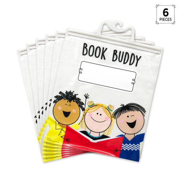 Stick Kid Friends Book Buddy Bags, Pack of 6