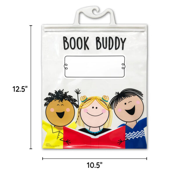 Stick Kid Friends Book Buddy Bags, Pack of 6