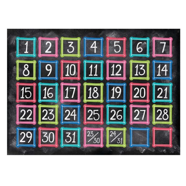 Chalk It Up! Calendar Bulletin Board Set