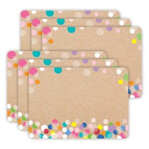 Krafty Pop Colorful Kraft Bubbles Labels, 2-1-2" x 3-1-2", 36 Per Pack, 6 Packs