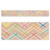 Krafty Pop Colorful Kraft Chevron EZ Border, 48 Feet Per Pack, 3 Packs