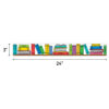 Core Decor Doodle Bookshelf EZ Border, 48 Feet Per Pack, 3 Packs