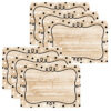 Core Decor Loop-de-Dots on Wood Labels, 36 Per Pack, 6 Packs