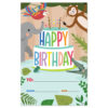 Jungle Friends Happy Birthday Awards, 30 Per Pack, 6 Packs