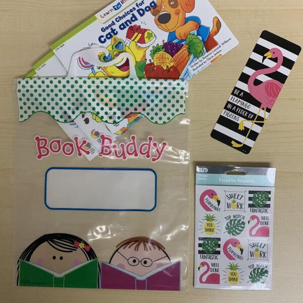 Book Buddy Bags, 10.5" x 12.5", Pack of 6