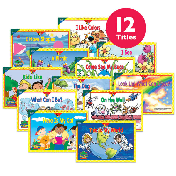 Sight Word Readers: Grades K-1 Variety Pack, 12 Book Set