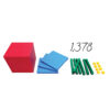 Four Color Plastic Base Ten Set - 121 Pieces