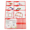 Skeletal Starter Geo Set - 144 Multicolored Pieces - 20 Double-Sided Activity Cards