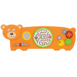 Bear Activity Wall Panel - 18m+ - Toddler Activity Center