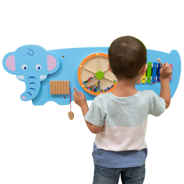 Elephant Activity Wall Panel - 18m+ - Toddler Activity Center