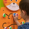 Cat Activity Wall Panel - 18m+ - Toddler Activity Center