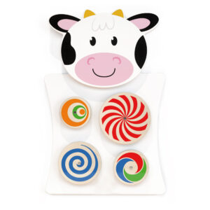 Cow Activity Wall Panel - 18m+ - Toddler Activity Center