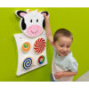 Cow Activity Wall Panel - 18m+ - Toddler Activity Center